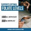 Organic Methyl Folate 1000 mcg + Methyl B12 Cofactor (300 Servings) – Metabolically Active 5-MTHF Form, Organic Berry Flavor, Liquid Sublingual Form – Mood, Cognition, Methylation, Pregnancy (1oz)