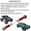 Upgrade XZSNLYZ Metal Turnbuckles/Camber Link for 1/10 Traxxas Slash 2WD/4X4, Rustler 2WD/4X4, Hoss 4x4, Stampede 4X4/2WD VXL, Nitro Slash/Rustler, X-01, Bandit/VXL, Bigfoot RC Car Parts. RED