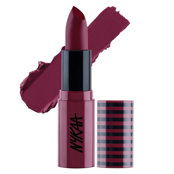 NYKAA Cosmetics So Creme Creamy Matte Lipstick - Luxuriously Rich Color Payoff for Every Occasion - Spreads Easily in One Stroke Application - Hydrating and Smooth Texture - Its a Date - 0.1 oz
