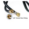 DOZYANT 5 Feet Propane Hose Extension with 3/8" Female Flare on Both Ends, Flexible Propane Gas Line Pipe for RV, BBQ Grill, Propane Tank, Heater and More