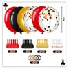 Ayearparty 28 Pieces Casino Theme Party Balloons Game Night Playing Cards Balloons Casino Foil Balloons Party Decoration for Las Vegas Party Poker Events Casino Night Birthday Party Supplies