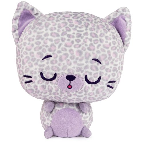 GUND Drops, Gina Spots, Expressive Premium Stuffed Animal Soft Plush Pet, Purple Leopard, 9”
