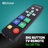 EZclicker LG TV Remote | Big Button TV Remote Control for All LG TV ONLY (Black) Simplified and Easy to Use (2xAAA Batteries not Included)