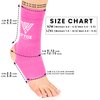 WYOX Ankle Wraps Support Boxing Gear for Men Women Muay Thai Ankle Support Kickboxing Wraps Gym Ankle Support (Pair) (Pink, S/M (Women 4.0-6.5/ Men 3.0-5.5))