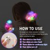 10PCS Glow in the Dark Scrunchies, Light Up Scrunchies for Girls & Women, Led Hair Scrunchies for Party Supplies, Rave Hair Accessories for Glow Neon Sleepover Party Favors