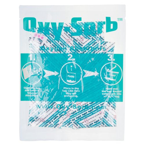 Oxy-Sorb 20-300cc Oxygen Absorbers for Long Term Food Storage 20pk-300cc, Blue