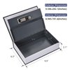 Book Safe Box with Combination Lock, Ohuhu Upgrade Dictionary Diversion Safe Secret Hidden Box for Home Office, Portable Safe Box for Money Cash Jewelry
