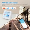 WiFi Thermometer Hygrometer with App Alerts – Digital Temperature & Humidity Sensor, Backlit LCD Display, Data Logger – Smart Monitor for Home, Greenhouse, Basement, Nursery, Wine Cellar