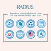RADIUS Toothbrush Source Floss Brush BPA Free & ADA Accepted Improve Gum Health & Reduce Gum Issues - Super Soft - Cornstarch/Wood/Money - Pack of 3