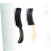 Beavorty 2pcs Hair Teasing Comb Black Handles Haircutting Comb Handle Hair Comb Scalp Comb Woman Hair Comb Evening Makeup Comb Plastic Curly Hair Comb Dedicated Curling Comb Brush