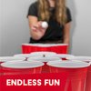 BayView Beer Pong Set Complete | 24 Cups & 4 Balls | America's #1 Drinking Game, Reusable