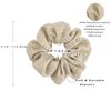 Hair Scrunchies for Women Hair | colorful Hair Scrunchie | Big Hair Scrunchies | White Scrunchies | Thick Hair Scrunchies | Hair Ties No Damage | Cicimeiluody (3, Green, Petite)