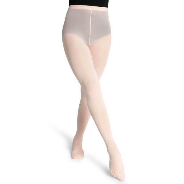 Capezio Ultra Soft Transition Tights For Women, Professional Dance Tights, Footless Or Footed, Women’s Tights, Versatile Moisture Wicking Transition Dance Tights Women- Ballet Pink, S-M(Small-Medium)