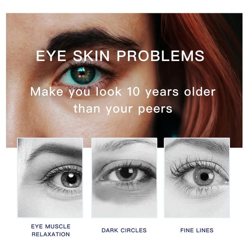 La Milee Eye Cream Reducing Fine Lines and Wrinkles Anti-Aging Eye Cream Repairing Dark Circles and Puffy Eye Cream 0.7 oz (shark)