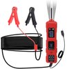 Lqito Multifunctional Car Circuit Tester Component Activation Electrical Tester 6-24V/3.5-36V AC/DC Car Power Tester Digital Display Short Circuit Finder for Continuity Testing Red