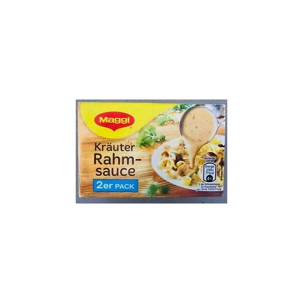 Maggi Krauter Rahm Sauce Creamy gravy with herbs 2pc. Made in Germany