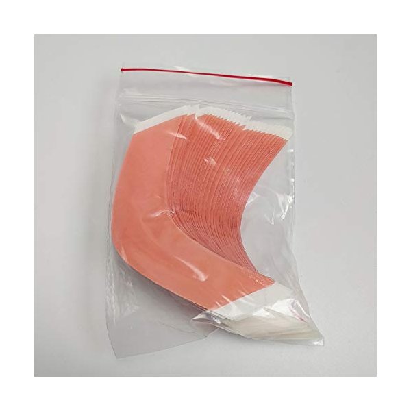"DUO TAC" Walker Double Sided Tapes Stickers Adhesive for Men Hair System Replacement Toupee Hair Extension Wig Bundles Hair Weave Closure Lace Frontal Contour A(36PCS x 1 Bag)