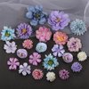 23 PCS Flower Hair Clip for Women Pink Purple Floral Hair Barrettes for Girls Rose Bride Barre Hair Accessories for Wedding