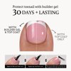 btartboxnails XCOATTIPS Toe Nail Tips - Short French Tip Press On Toenails, 160Pcs Pink Soft Gel Toe Nail Tips, Soak Off Fake Toe Nail Extensions