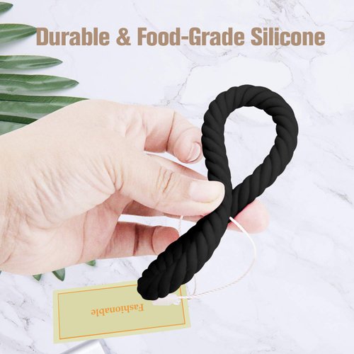 Idakekiy Key Chain, Silicon Wristlet Keychain Bangle Keyring Bracelet Holder for Women Girl