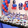 HaWenny 5 Pack Superhero Plastic Table Cover,43" x 71" Superhero Tablecloths Party Supplies Decorations