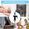 2 Pack Portable Door Lock, Upgrade Travel Lockdown Security Door Locker, Home Safety Privacy Door Locker for Traveling Hotel Apartment College