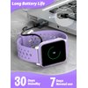Butele Kids Smart Watch with Sleep Mode, 20 Sports Modes, 5 Games and Pedometer - Fun Birthday Gifts for 4-16 Year Olds (Purple)