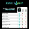 Purity's Best 4 MAGNESIUMS, Premium Magnesium Glycinate, Malate, L-Threonate, Citrate, 300mg, 180 Veggie Capsules, Third Party Tested, 3 Months’ Supply, Muscle Energy Nerve and Cognition Support