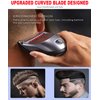 HAASHADA Shortcut Hair Clippers Self-Haircut Kit for Men, Shortcut Self Grooming Haircut Kit with 9 Limited Combs, USB Rechargeable Cordless Electric Hair Trimmer Professional Hair Cutting Machine