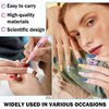 Nail Polish Corrector Pen, 4Pcs Nail Polish Remover Pen with 11 Tapered Refill Tips, Nail Polish Correction Nail Edge Cleaning Pen for Nail Art DIY