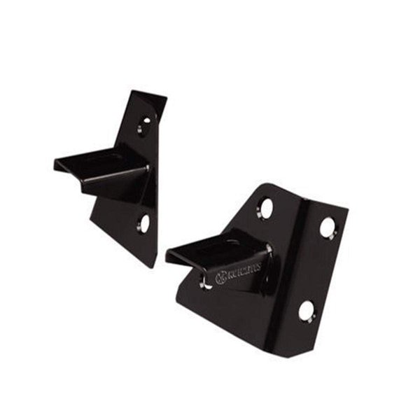 KC HiLiTES 7321 1976-1995 Jeep Wrangler YJ Windshield Hinge Light Mount Brackets - Set of 2 , Black