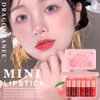 6 Colors Lip Tint Stain Set,Water Tint Lip Stain Korean Lip Gloss Long Lasting,Plumping Mini Liquid Lipstick Moisturizing Natural Lip Tint,Multi-Use Lip & Cheek Tint,Non-sticky,Lightweight,Vivid Color