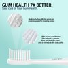 YMPBO 10 Pack Toothbrush Replacement Heads Compatible with TAO Clean Sonic Toothbrush Adults, Tooth Brush Head Toothbrush Heads Refill, Medium Bristles, Super Clean+Whitening