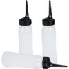 PACKOVE 3pcs Dry Cleaning Bottle Hair Dye Bottle Hair Dye Container Oil Bottles for Hair Small Squeeze Bottles Hair Color Bottles Dye Dispenser Bottle Plastic Bottle Pp Pointy