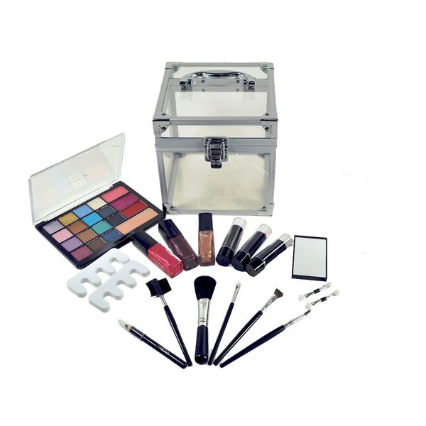 Lady De Carry All Trunk Professional Makeup Kit, Gift Set by Cameo
