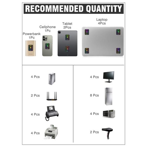 Stickers for Cell Phones/Laptops/Tablets/Devices/Household Equipment - 1.2 x 1.6 x 0.01 inches - Small and Lightweight - Widely Used - Simple to Use - Applies to Everyone - [Reusable] - (14 Pcs)