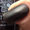 Matte Black Nail Polish - Atomic Polish - Carbon (C) Matte