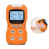AirRadio Combustible Gas Leak Detector Portable 4 in 1 Gas Detector Rechargeable Natural Gas Tester Alarm O2, CO, H2S, LEL Gas Sensor Tester Analyzer LCD Display