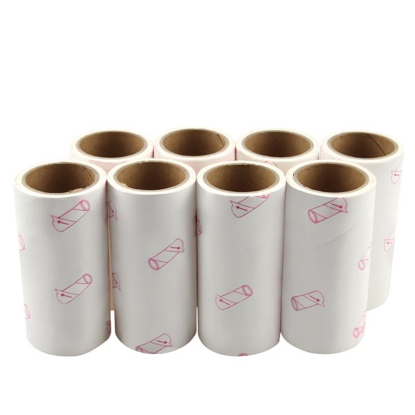 Lint Roller Refill,Sticky Roller Pet Hair Roller Refill,4 inch 480 Sheets (8Refills)