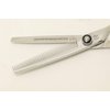 Hitachi Pro Japanese Stainless Steel Professional Thinning Shears-Scissors/Texturizing & Haircut Thinning/Aircraft Alloy Handle/40 Hair Cutting Teeth/Salon/Stylist/Cosmetology/Barber-6.0"- Right Hand