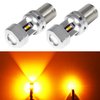 PHINLION 3600 Lumens 1156 7506 Amber LED Turn Signal Light Bulbs Super Bright P21W 1141 2396 7506 LED Bulb for Car Truck Motorcycle RV Blinker Lights, Amber Yellow