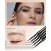 LYSdefeu Eyebrow Pencil - 4 Pcs Professional Micro Brow Pencil Kit with Brow Razor, Longlasting Waterproof Eyebrow Makeup with Dual Ends, Ultra-Fine Mechanical Pencil for Women Eye Makeup – 05 Brown
