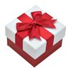 Paialco Jewelry Package Paper Gift Box Red Ribbon Bow-Knot 3-Inch by 3-Inch