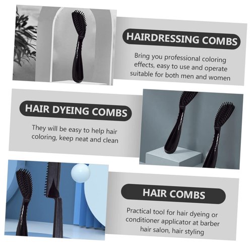 Beatifufu 20pcs Hair Coloring Tools Hair Tint Tool Hair Highlight Brush Hair Applicator Brush Hair Styling Tools Hair Salon Tools Hair Tint Brush Hair Tinting Combs Hair Dye Abs Supplies