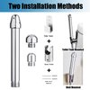 Bathroom Handheld 59 inch 3 Heads Aluminum Enema Shower Cleaner - Douche System Cleaner Shower Enema System