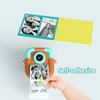 Instant Print Camera for Kids Age 3-12,Christmas Birthday Gifts Toy for Boys 1080P Selfie Video Camera for Kids,Toddler Portable Toy 3 4 5 6 7 8 9 Year Old Child with 32GB Card-Green
