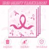 48Pcs Breast Cancer Party Supplies 24 Plates + 24 Napkin Breast Cancer Birthday Party Decorations (breast cancer)