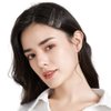 Dofash 7CM/2.75IN Brown Snap Hair Clips Hair Grips Metal Hair Clips 7Cm/2.75In Hair Accessories For Women 12PCS (Brown)