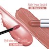 READY TO SHINE Matte Vegan Creamy Satin Lipstick and Lip Glow Set (302-Close to You+102-#ONMYOWN) CRUSH ON YOU