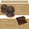 VIJIV 96Pcs 50th Birthday Decorations Men Party Plates and Napkins Tableware Set Party Supplies, Black and Gold Paper Dessert Plates Cheers 50th Wedding Anniversary Decorations